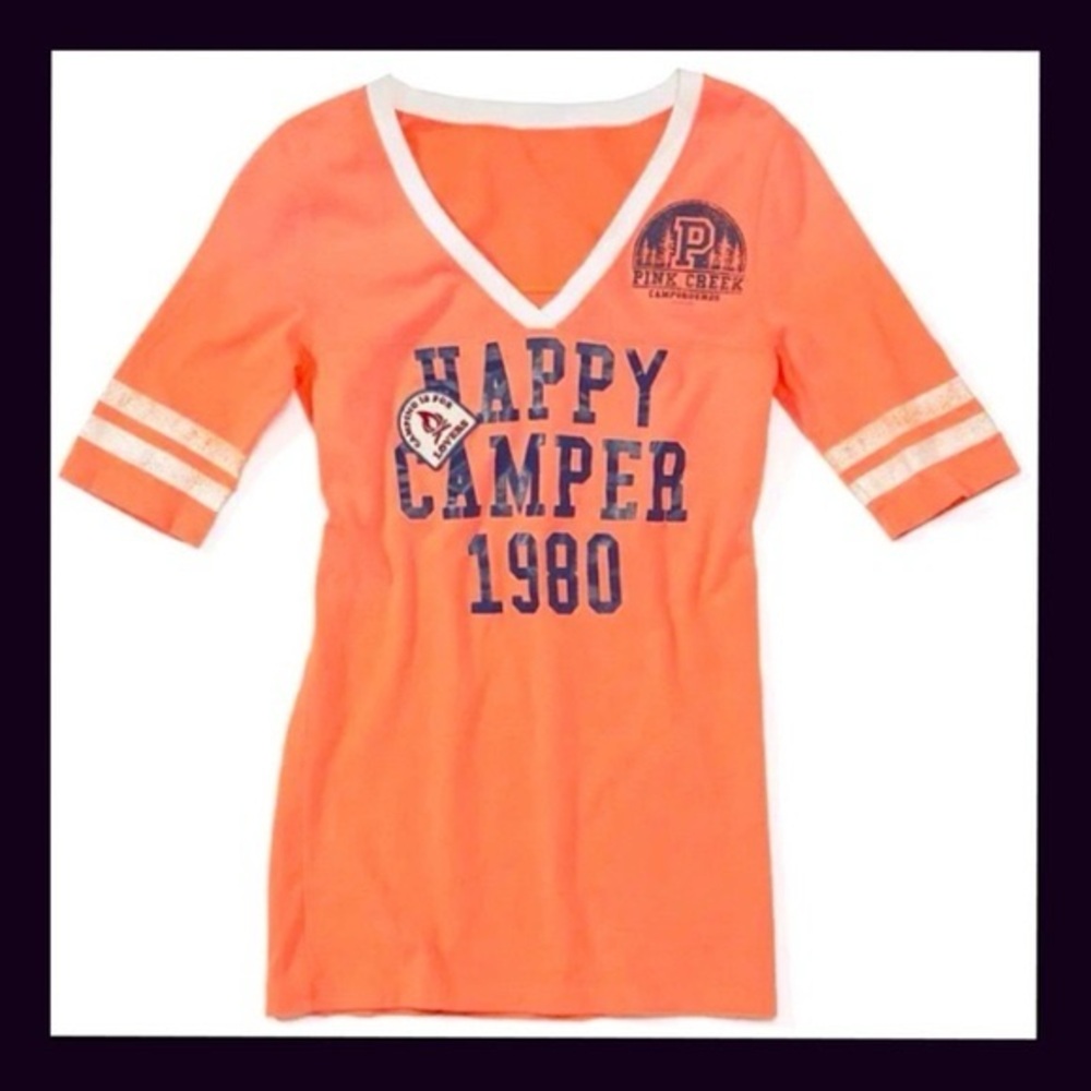 Victorias Secret Vintage Happy Camper T-shirt XS
